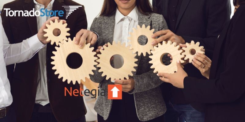 TornadoStore ofrece integración con Netegia 
